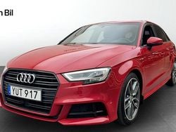 Röd Begagnad 2018 Audi A3 Sportback S-Line Halvkombi | 189 000 kr (Lite dyr)