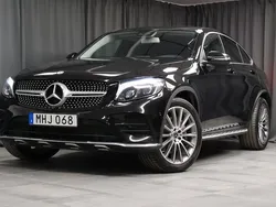 Svart Begagnad 2017 Mercedes GLC220 AMG Sportkupé | 349 000 kr (Marknadspris)