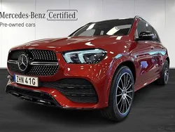 Röd (röd metallic) Begagnad 2022 Mercedes GLE350 AMG SUV | 699 000 kr