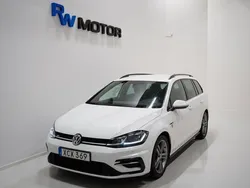 Vit Begagnad 2018 VW Golf VII R-line Kombi | 188 900 kr (Marknadspris)