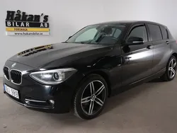 Svart Begagnad 2013 BMW 116 Sport Line Halvkombi | 124 500 kr (Lite dyr)