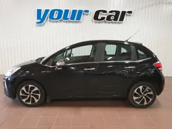 Svart (svartmetallic) Begagnad 2015 Citroën C3 Halvkombi | 74 500 kr (Marknadspris)