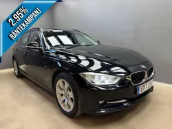 Svart Begagnad 2015 BMW 320 Sport Line Kombi | 134 900 kr (Marknadspris)