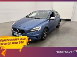 Blå Begagnad 2017 Volvo V40 R-Design Halvkombi | 154 900 kr (Marknadspris)