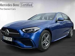 Blå Begagnad 2024 Mercedes C300e AMG Kombi | 549 900 kr (Marknadspris)