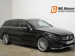 Svart Begagnad 2015 Mercedes C250 AMG Kombi | 198 700 kr (Marknadspris)
