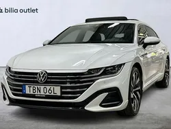 Vit Begagnad 2021 VW Arteon R-line Kombi | 259 900 kr (Marknadspris)