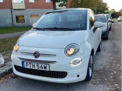 Vit Begagnad 2021 Fiat 500 Lounge Halvkombi | 99 000 kr (Marknadspris)