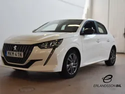 Vit Begagnad 2022 Peugeot 208 Active Halvkombi | 139 900 kr (Marknadspris)