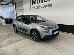 Grå Begagnad 2020 Citroën C3 PureTech Halvkombi | 134 900 kr (Marknadspris)