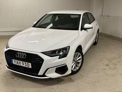 Vit Begagnad 2020 Audi A3 Sportback Halvkombi | 204 900 kr (Marknadspris)