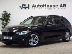 Svart Begagnad 2017 BMW 320 Sport Line Kombi | 169 000 kr (Marknadspris)