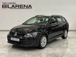 Svart Begagnad 2016 VW Golf VII Kombi | 104 900 kr (Marknadspris)