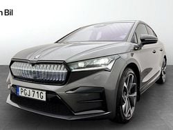 Grå (graphite grey metallic) Begagnad 2024 Skoda Enyaq iV RS SUV | 549 900 kr (Dyr)
