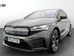 Grå (graphite grey metallic) Begagnad 2024 Skoda Enyaq iV RS SUV | 569 900 kr
