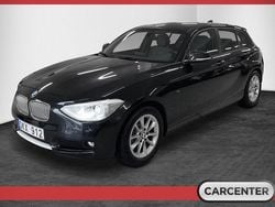 Svart Begagnad 2012 BMW 118 Urban Line Halvkombi | 114 500 kr (Marknadspris)