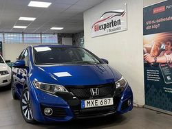 Blå Begagnad 2016 Honda Civic Sport Halvkombi | 74 900 kr