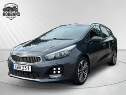 Grå (grå metallic) Begagnad 2017 Kia Ceed Sportswagon GT-Line Kombi | 93 500 kr (Marknadspris)