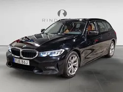 Svart Begagnad 2019 BMW 320 Sport Line Kombi | 204 900 kr (Marknadspris)