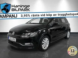 Svart Begagnad 2016 VW Polo Halvkombi | 89 995 kr (Marknadspris)