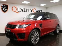 Röd Begagnad 2016 Land Rover Range Rover Sport SVR SUV | 439 000 kr (Bra pris)
