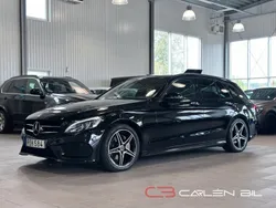 Svart Begagnad 2016 Mercedes C220 AMG Kombi | 219 900 kr (Marknadspris)