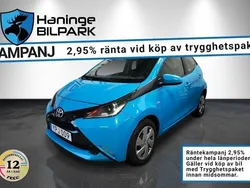 Blå Begagnad 2017 Toyota Aygo Halvkombi | 79 900 kr (Lite dyr)