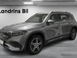 Mörkgrå (bergsgrå metallic) Begagnad 2022 Mercedes EQB300 AMG line SUV | 439 900 kr