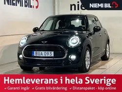 Svart (svart metallic) Begagnad 2018 Mini Cooper Pepper Halvkombi | 149 900 kr (Marknadspris)
