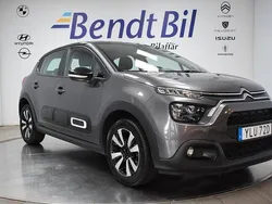 Grå platinum Begagnad 2022 Citroën C3 Exclusive Halvkombi | 129 500 kr (Marknadspris)