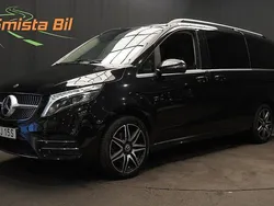 Svart Begagnad 2019 Mercedes V300 AMG Minibuss | 499 900 kr (Bra pris)