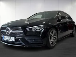 Svart (black) Begagnad 2020 Mercedes CLA200 Shooting Brake AMG Kombi | 329 900 kr (Marknadspris)