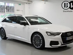 Vit Begagnad 2021 Audi A6 S-Line Kombi | 399 900 kr (Bra pris)