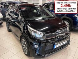 Svart Begagnad 2017 Kia Picanto Halvkombi | 124 000 kr (Marknadspris)