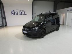 Svart Begagnad 2016 VW Caddy Minibuss | 59 900 kr (Superpris)