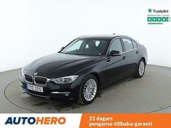Svart Begagnad 2017 BMW 318 Luxury Line Sedan | 149 000 kr (Marknadspris)
