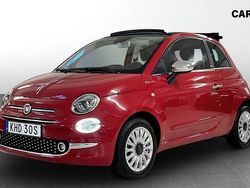 Röd Begagnad 2022 Fiat 500C Dolcevita Cab | 139 900 kr (Marknadspris)