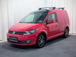 Röd Begagnad 2015 VW Caddy Edition Minibuss | 89 900 kr (Marknadspris)