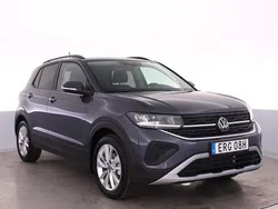 Grå (smokey grey metallic) Ny 2025 VW T-Cross Edition SUV | 327 200 kr (Marknadspris)