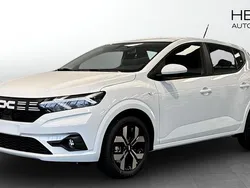 Vit (white) Ny 2025 Dacia Sandero Expression Halvkombi | 219 900 kr (Bra pris)
