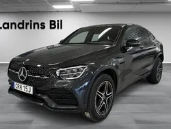 Grå Begagnad 2021 Mercedes GLC300e AMG Sportkupé | 549 900 kr (Lite dyr)