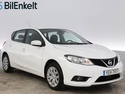 Vit Begagnad 2016 Nissan Pulsar Visia Halvkombi | 79 900 kr (Bra pris)