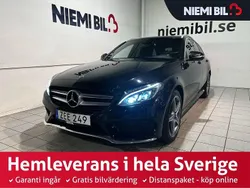 Svart Begagnad 2017 Mercedes C200 AMG line Kombi | 269 900 kr (Lite dyr)
