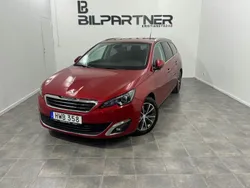 Mörkröd Begagnad 2015 Peugeot 308 Allure Kombi | 98 000 kr (Marknadspris)