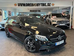 Svart Begagnad 2021 Mercedes C300e AMG Kombi | 339 900 kr (Marknadspris)