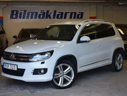Vit Begagnad 2014 VW Tiguan R-line SUV | 89 000 kr (Marknadspris)