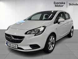 Vit Begagnad 2017 Opel Corsa Enjoy Halvkombi | 99 200 kr (Marknadspris)