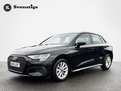 Svart Begagnad 2022 Audi A3 Sportback Halvkombi | 239 000 kr (Marknadspris)