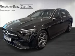 Svart Begagnad 2023 Mercedes C300e AMG Line Premium Kombi | 559 900 kr (Marknadspris)