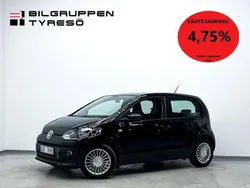 Svart Begagnad 2014 VW up! high up! Halvkombi | 49 900 kr (Marknadspris)